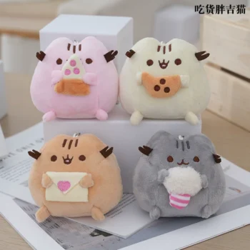 12cm Pusheens Cats Plush Keychain Cartoon Pusheens Mascot